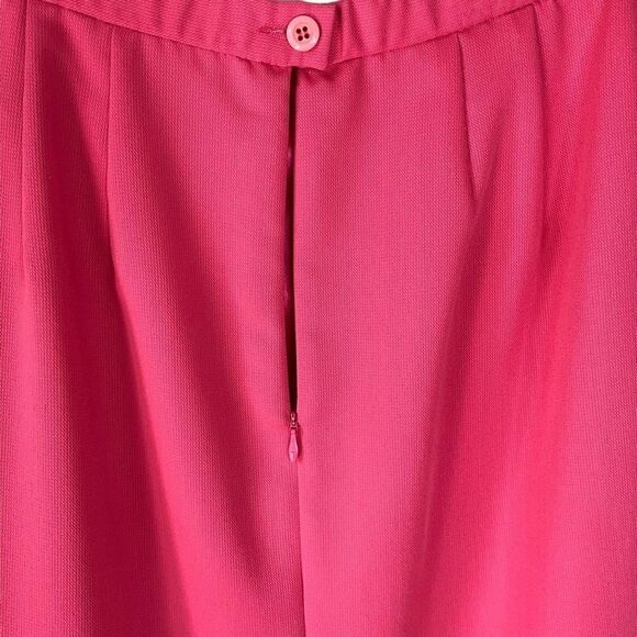 PENDLETON Pencil Skirt Size 6 Kick Pleat Invisible Zipper Salmon Color - Picture 10 of 13